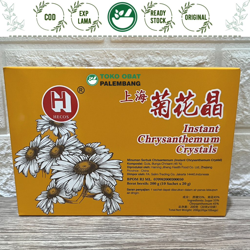 

INSTANT CHRYSANTHEMUM CRYSTALS HECOS SERBUK DAUN SERUNI CHRSANTHEMUN CRYSTAL 200GR CI HUA CIHUA CING