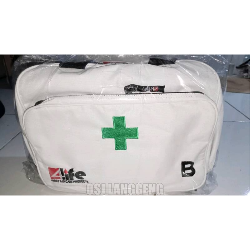 4LIFE First Aid Kit / Tas P3K / White Bag Tipe B / Tas P3k 4life Type B