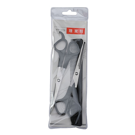 DB Gunting Cukur Sisir Rambut Set 3 // Set Impor Stainless Tajam