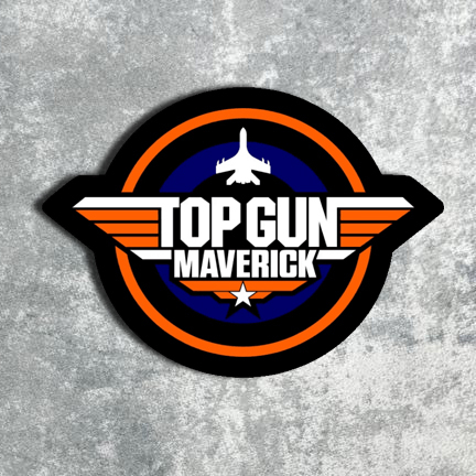 Poster Dinding Logo Top Gun