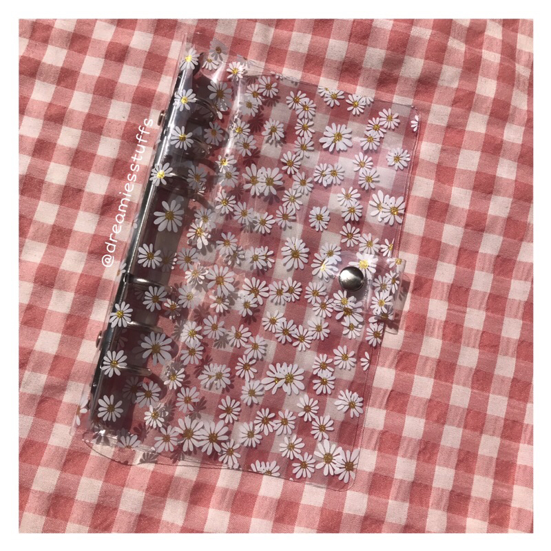 

(Dream) Mini binder A6 daisy flower by dreamiesstuffs