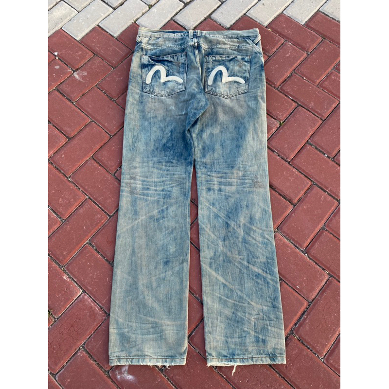 celana panjang jeans evisu vintage