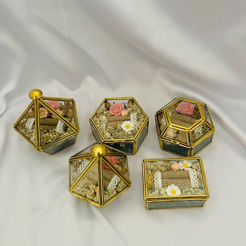 ring box mini / ring box mini terarium / ring box rustic / terarium ring box mini