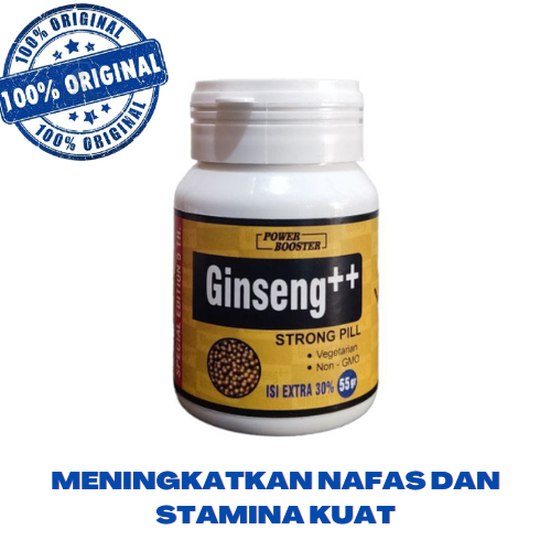 POWER BOOSTER GINGSENG NEW ++ PLUS - nafas dan stamina lebih stabil