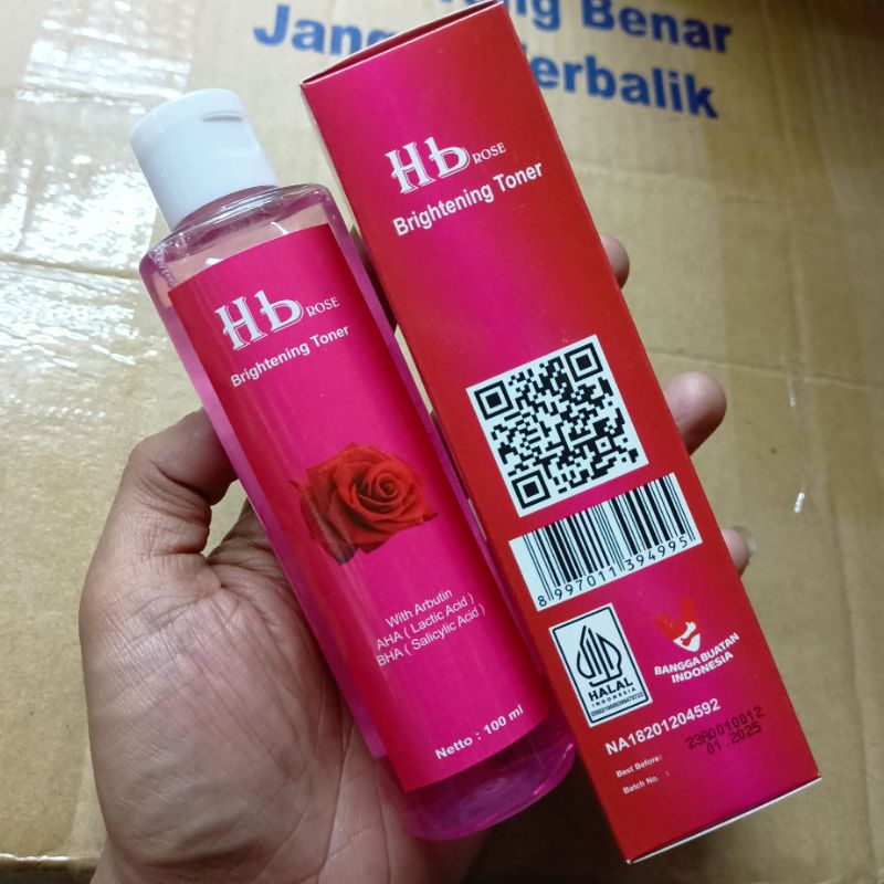 TONER ROSE  HB 100ml BPOM BRIGHTENING