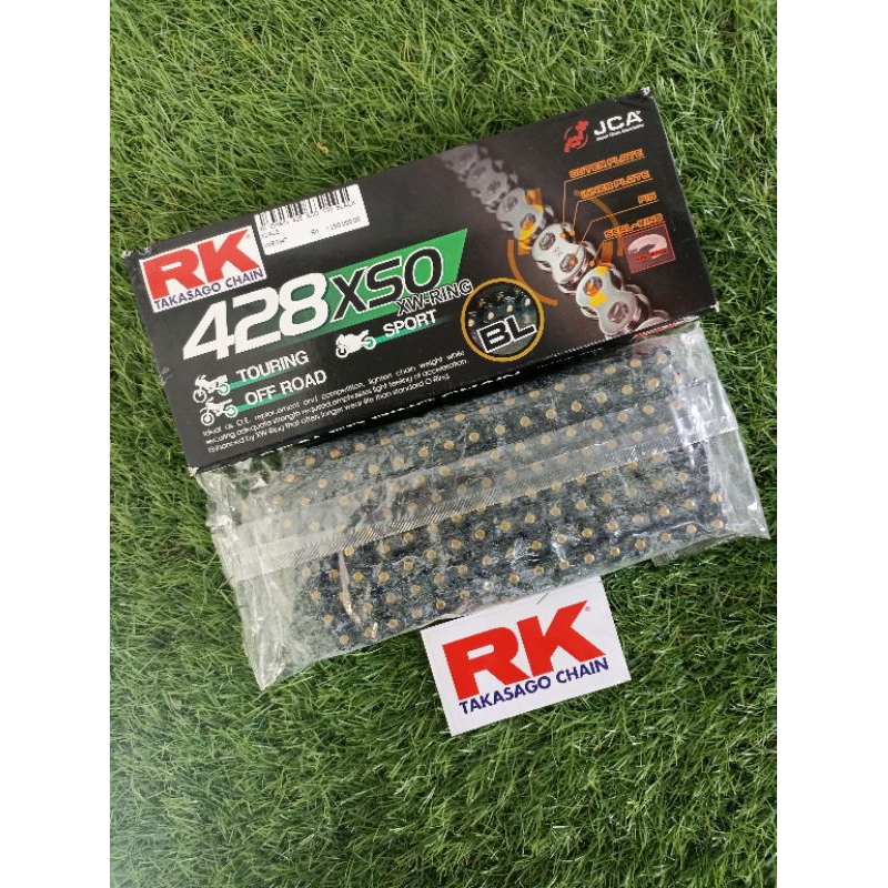 RK CHAIN 428 XSO 130 BLACK SCALE
