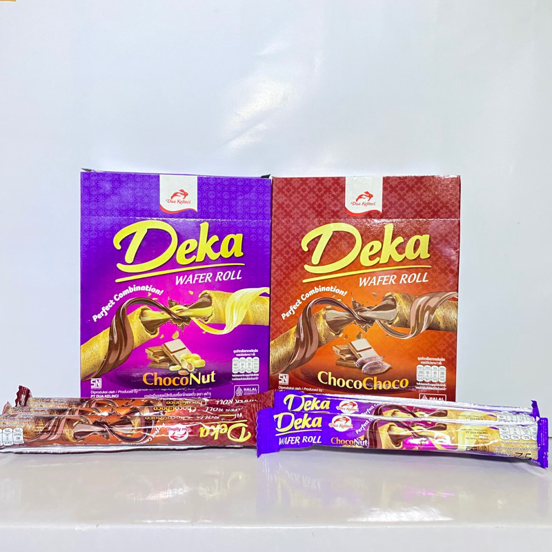 

DEKA Wafer Roll ChocoChoco & Coconut Wafer Roll 7.5g