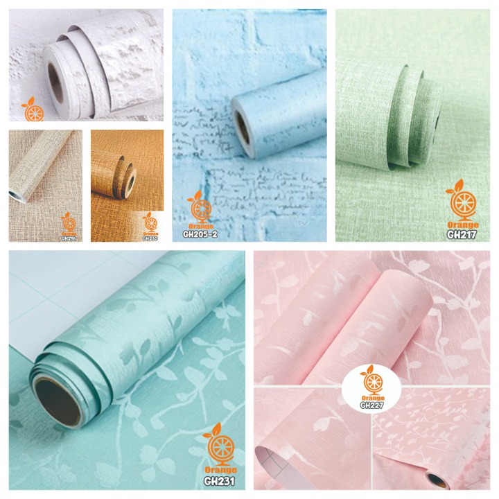 Wallpaper Praktis Motif Emboss Daun Rambat Elegant Stiker Dapur Best Seller Termurah