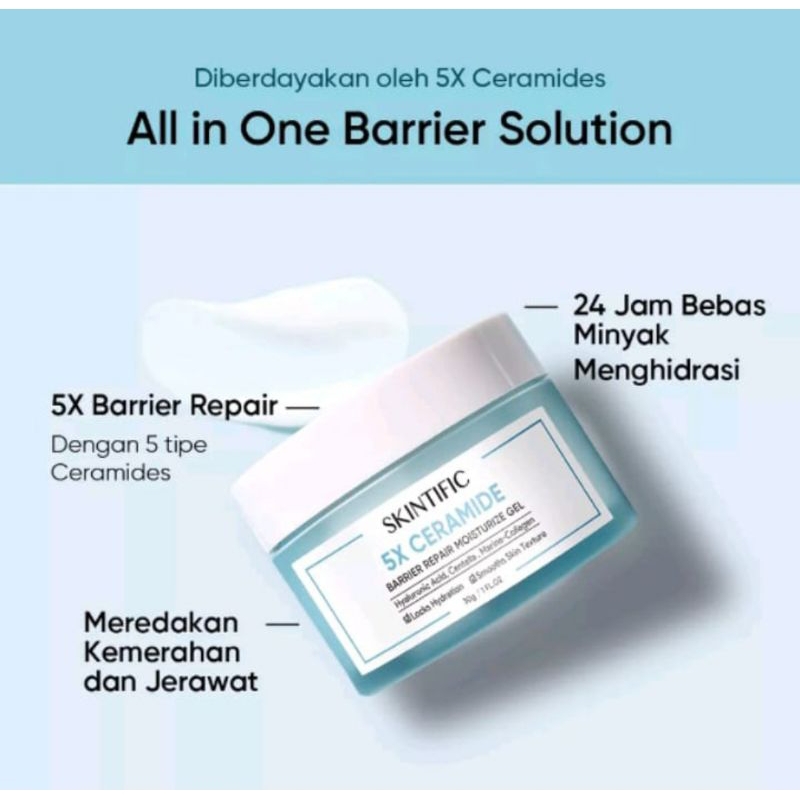 SKINTIFIC MOISTURIZER BIRU MINI 6 G