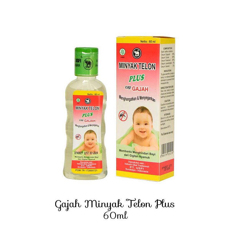 Minyak Telon Plus Cap Gajah 60 ml