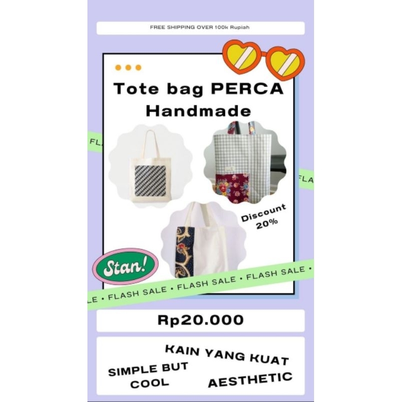 Totebag Kain Perca