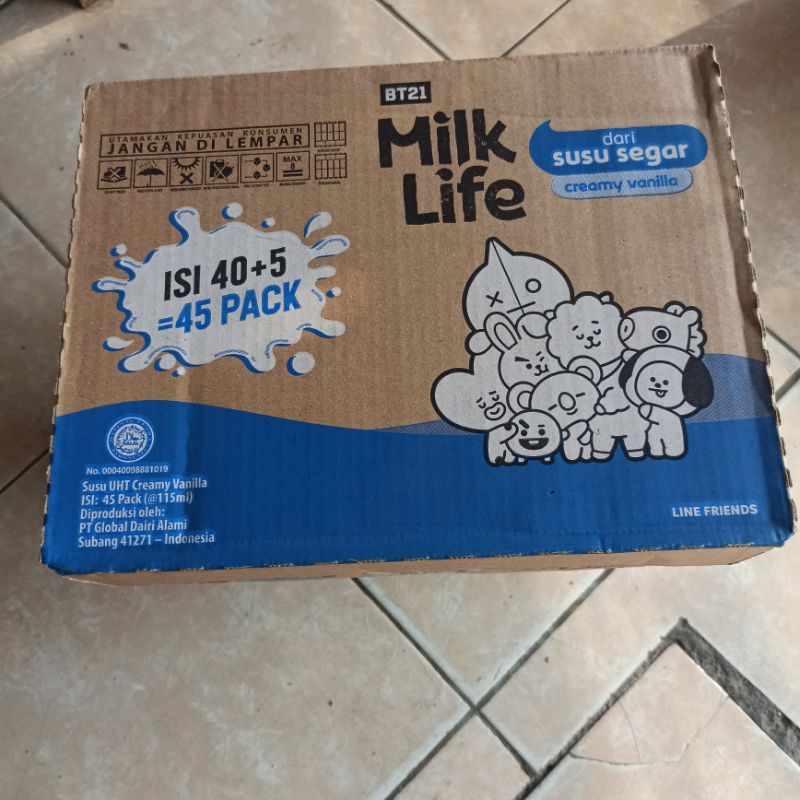 

Susu Uht Milk Life Maxi Rasa Krim Vanila 115 Ml Per Dus