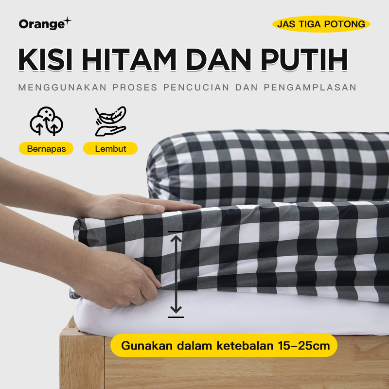 SEPREI Menarik Seprai Kualitas Bagus Sprei Aesthetic Bahan Polyester 160x200cm Worldhome