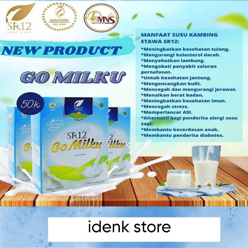 

Susu Kambing Go Milku SR12 600gr