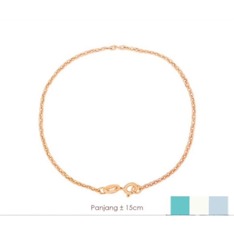 Gelang Rantai Rolona Kadar 10 Karat Semar Nusantara