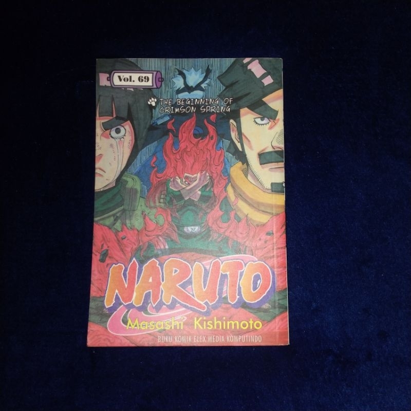 Preloved Komik Original - Naruto Vol. 69 : The Beginning of Crimson Spring