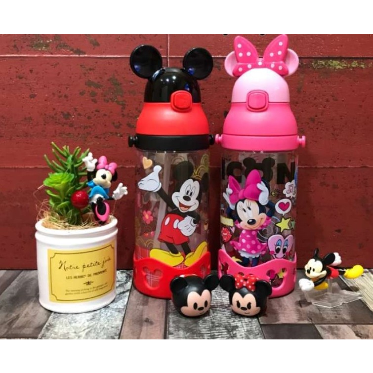 BOTOL MINUM ANAK MICKEY DAN MINNIE ORIGINAL WD4262 500ML