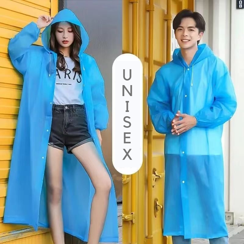 Jas Hujan Langsungan All Size Simple Tanpa Motif (Polos) - SOSOYO