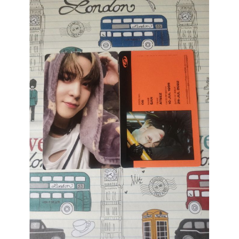 PC ATEEZ SELIMUT CIMUT YUNHO