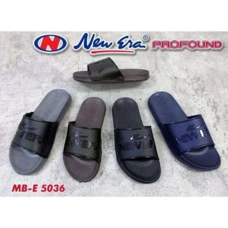 Sandal Slop SLIDE ON NEW ERA MB-E 5036 Size Besar Sandal Karet Pria