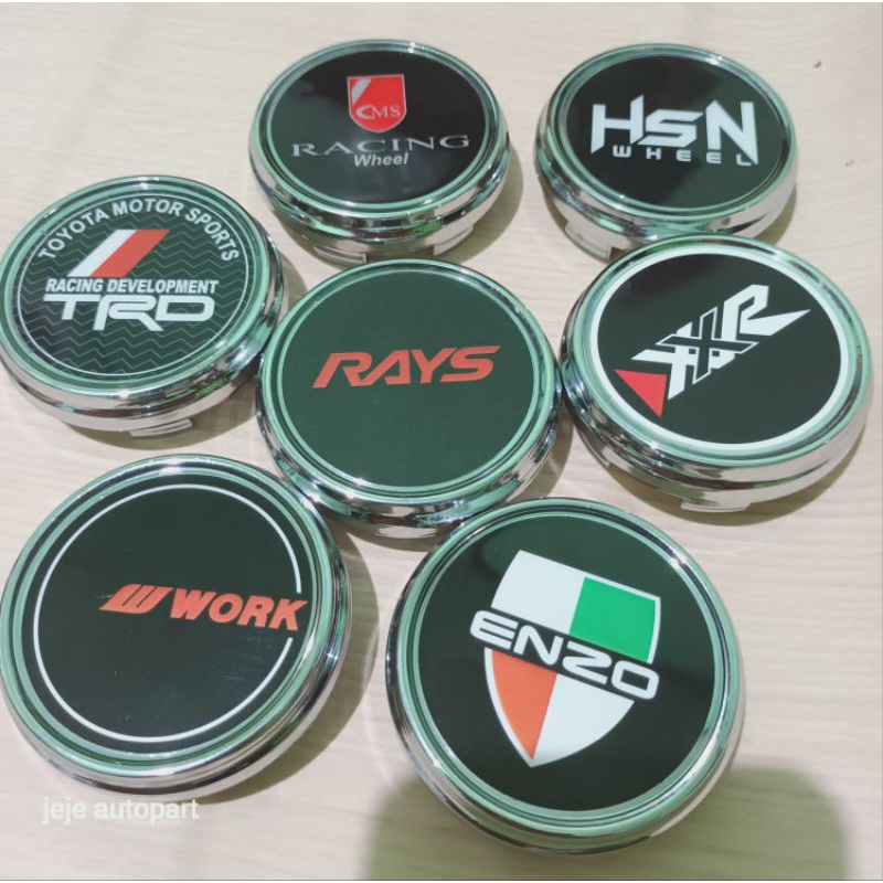 dop roda tutup  as velg variasi tabung crom diameter 6.5cm harga 1 set