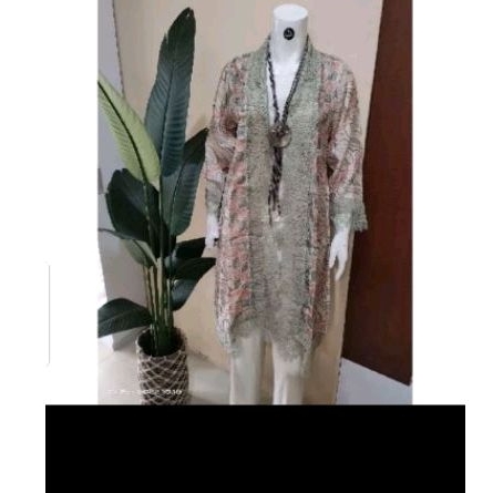 set outer,celana kulot dan tanktop viscose