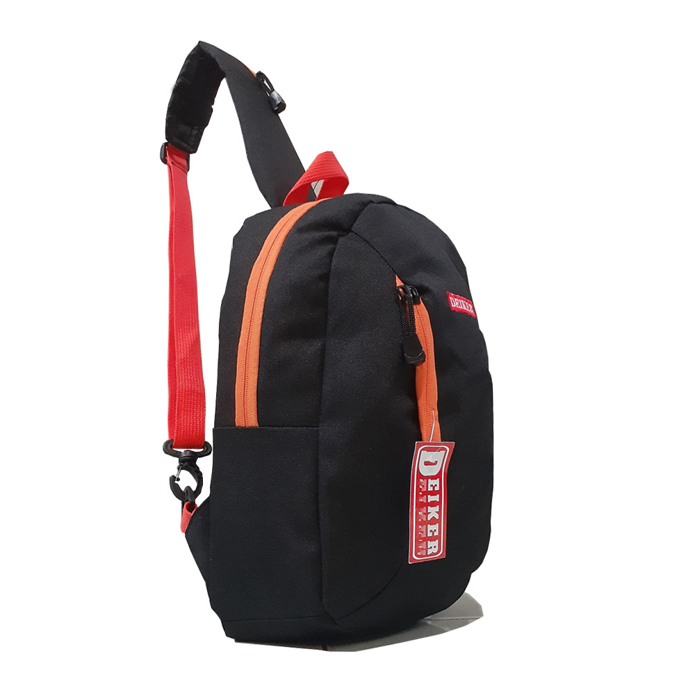 New DAIKER Tas Selempang Pria Tas Slingbag Tas Ransel Pria Tas Ransel Tali Satu Tas Waistbag Tas Gadget Tas Ipad Tas Notebook Tas Selempang Notebook Tas Korea Tas Sling Bag Korea WS DAIKER - BlackDESKRIPSI WAISBAG