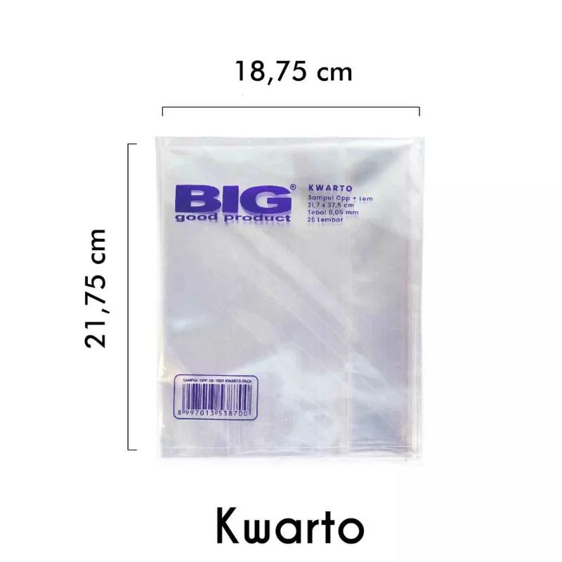 

(PAK) SAMPUL BUKU KWARTO BIG 25 LEMBAR