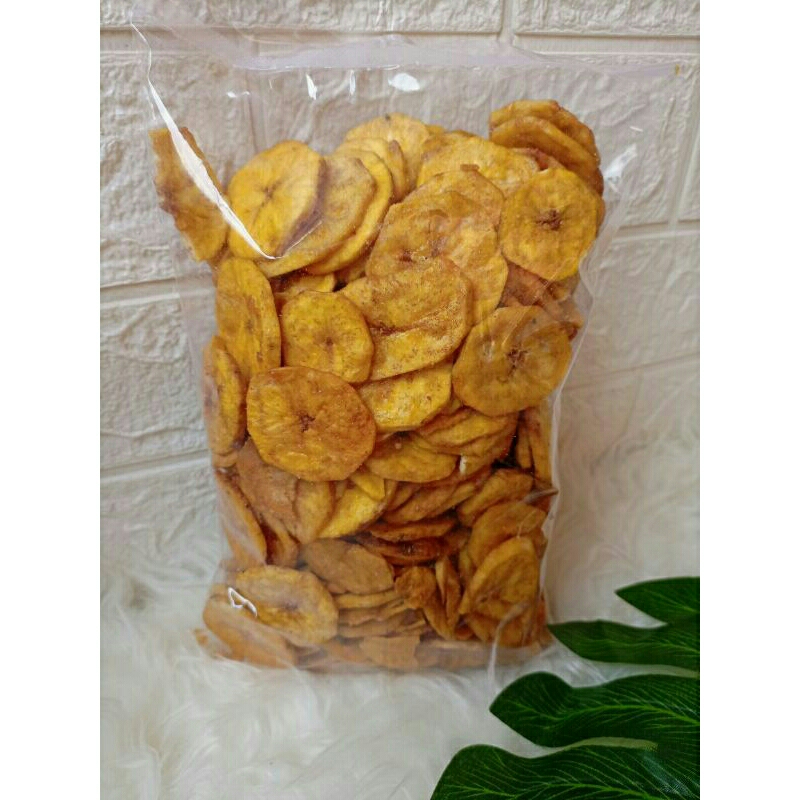 

KERIPIK PISANG MANIS 500 GR (1/2KG) /KERIPIK PISANG KOIN/MAKANAN RINGAN/CREMILAN/SNACK KILOAN