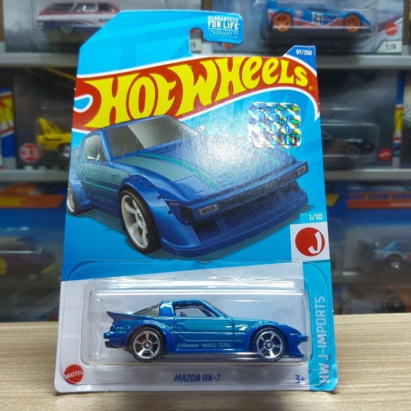 HOT WHEELS MAZDA RX 7 BLUE  - FS 2022