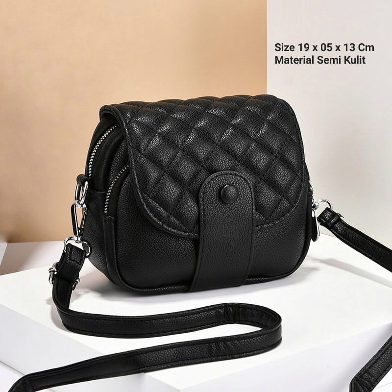 BARAJUA B1332 -Tas Selempang Wanita Shoulder Bag Fashion Korea Style Tas Bahu Kasual Tas Import Slin