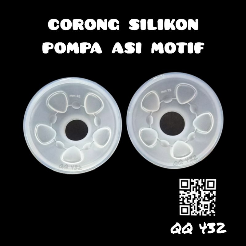 [New Item] Corong silikon pompa asi motif Sparepart breastpump Suku cadang pompa asi global