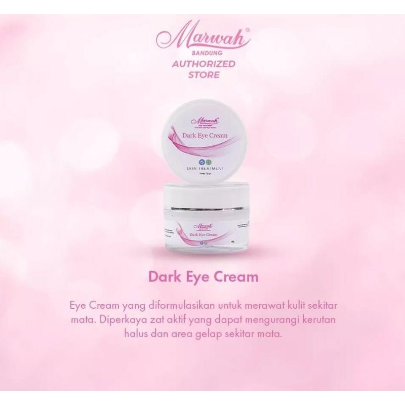 Marwah Official | Dark Eye Cream Marwah Skincare