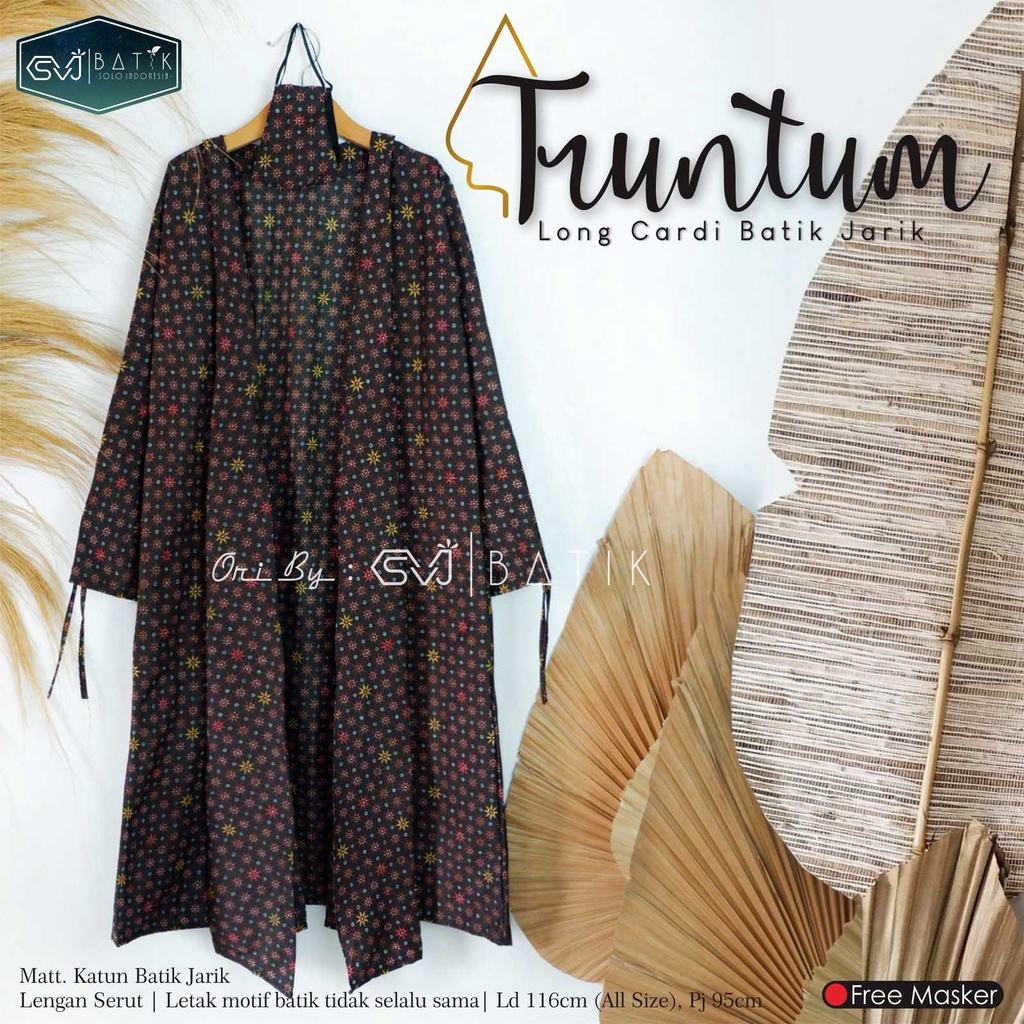 CARDIGAN OUTER PANJANG LONG CARDI BATIK KATUN OUTER BATIK PREMIUM