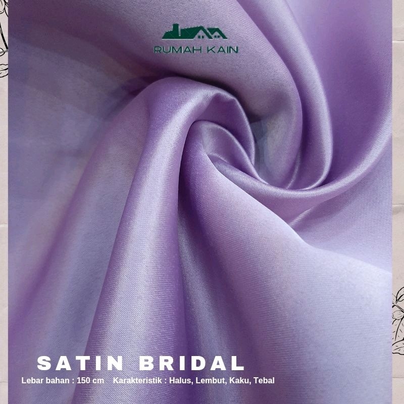 Kain Satin Bridal/Satin Duches/Deutches Bridal/Sateen Bridal