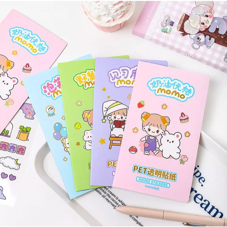 Sticker Momo Pack Mini / Sticker Momo Book - Mainan Sticker