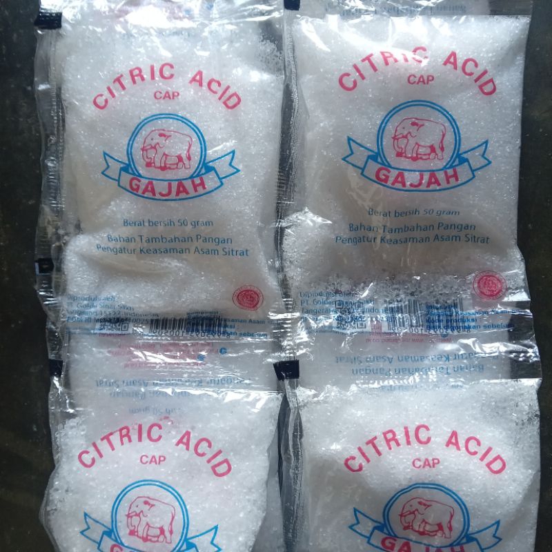 

Sitrun, Citrun, Cap Gajah, 50g, 1 Renceng Isi 5