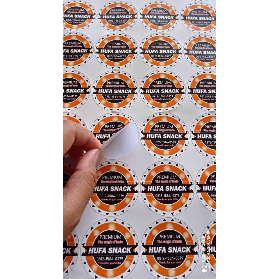 

STCKER LABEL MAKANAN