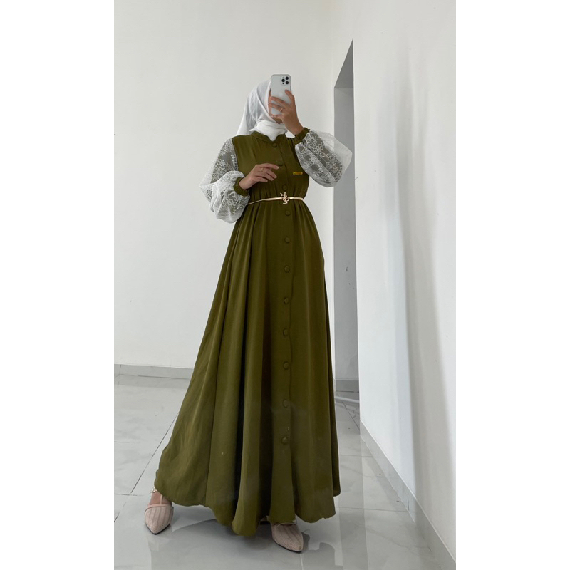 Aurora Dress | Gamis Premium | Gamis Muslimah | Gamis Prewedd | Gamis kondangan | Gamis seragam| gamis terbaru