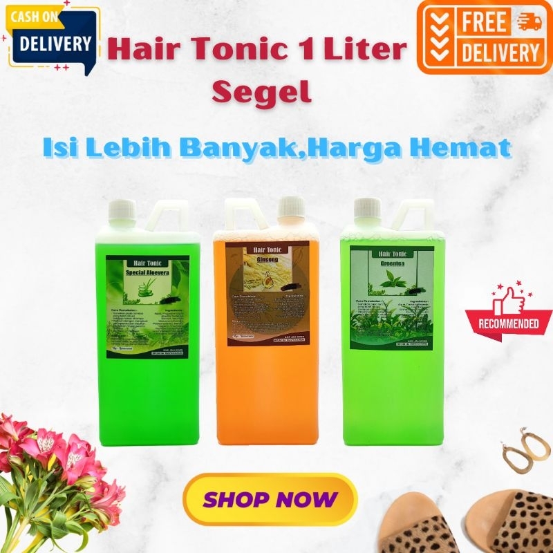 HAIR TONIC SALON 1 LITER PREMIUM (✅BPOM) - HAIR TONIC RAMBUT RONTOK - VITAMIN RAMBUT RONTOK - SERUM RAMBUT RONTOK - PERAWATAN RAMBUT RONTOK