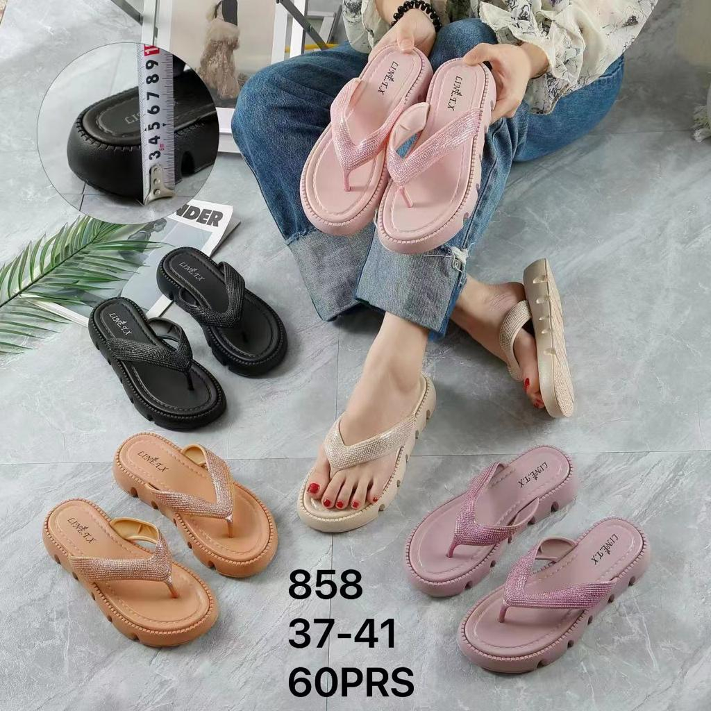 Sandal Wanita Jepit &amp; Kokop Gliter New Winola Collection WNL 858/868