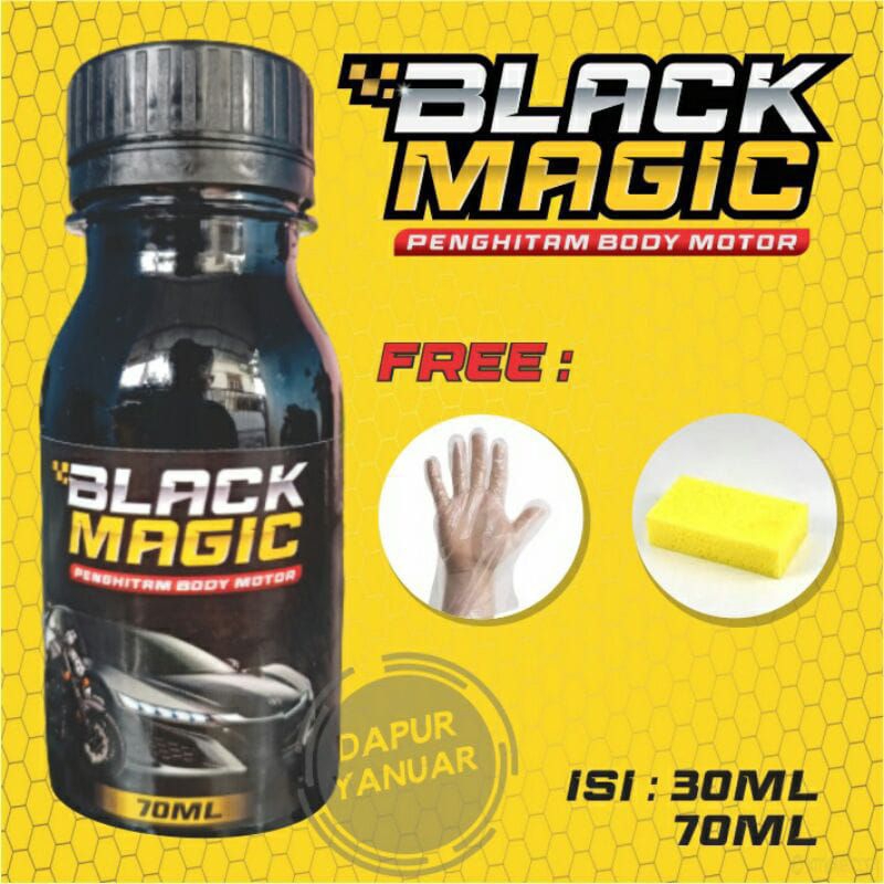 BLACK MAGIC PENGHITAM BODY KENDARAAN PERMANEN HARGA GROSIR