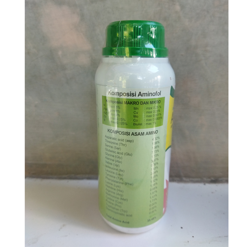 Pupuk Aminofol Aktivator Pertumbuhan dan Anti stress 500 ml