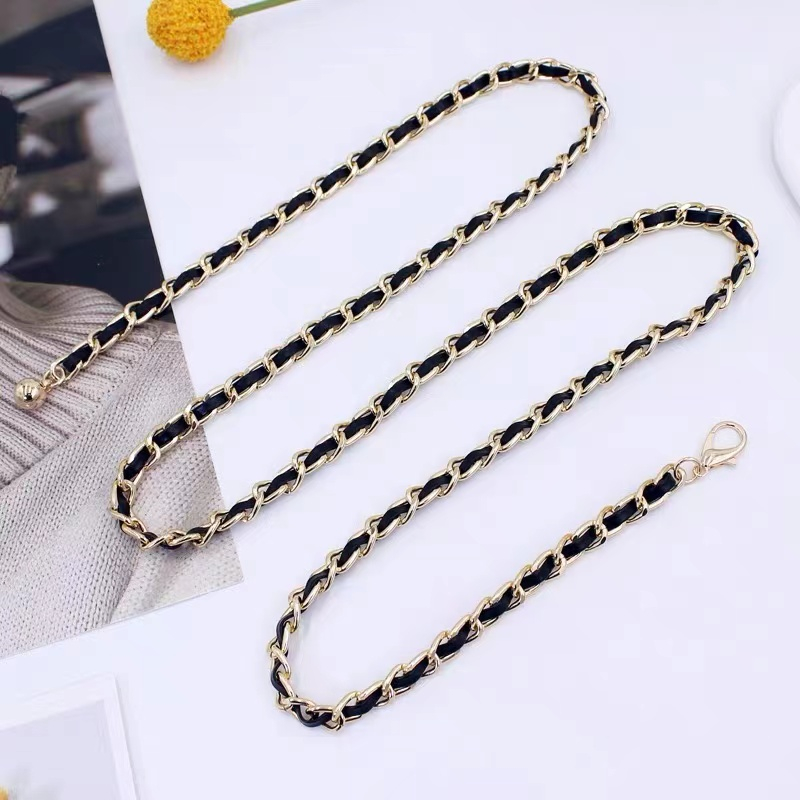 Sayishop Rantai Pinggang logam Belt Rantai Branded Fashion Gesper Wanita 51