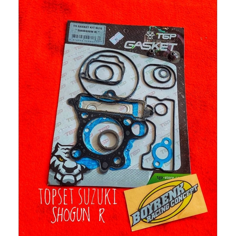 Paking Topset SUzuki SHOGUN R Gasket Kit Set Original TGP High Quality Perpak Packing Anti Bocor-BOYRENK RACING