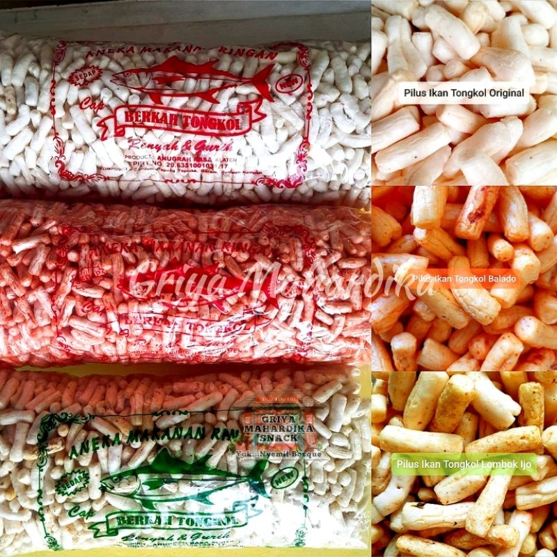 

Kerupuk Tongkol 250 grm Varian Rasa Snack Kiloan