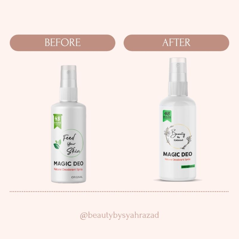 [proses BPOM] Magic Deo Original Deodorant Tawas mencegah bau badan mencerahkan ketiak