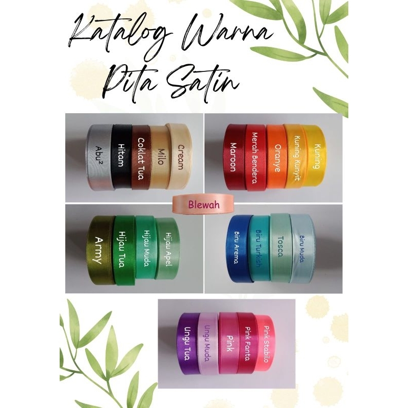 

Pita Satin 3/4inch (2cm)