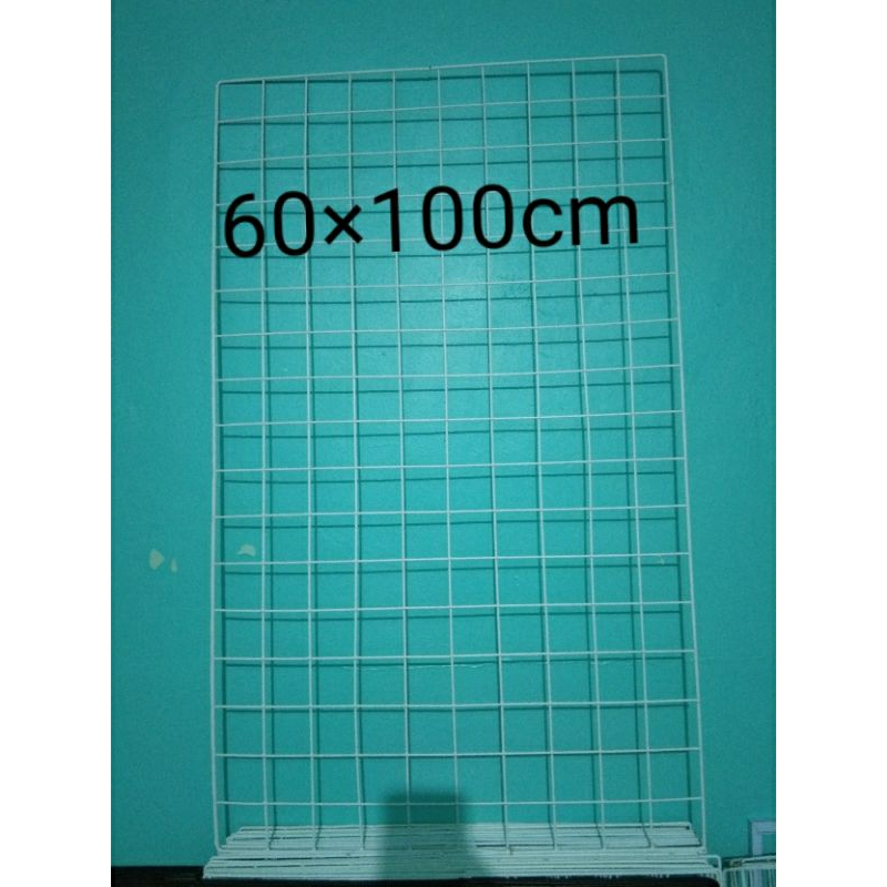 Ram kawat gantungan dinding 60×100cm,Rak display tenal 5mm,ram besi aksesoris konter