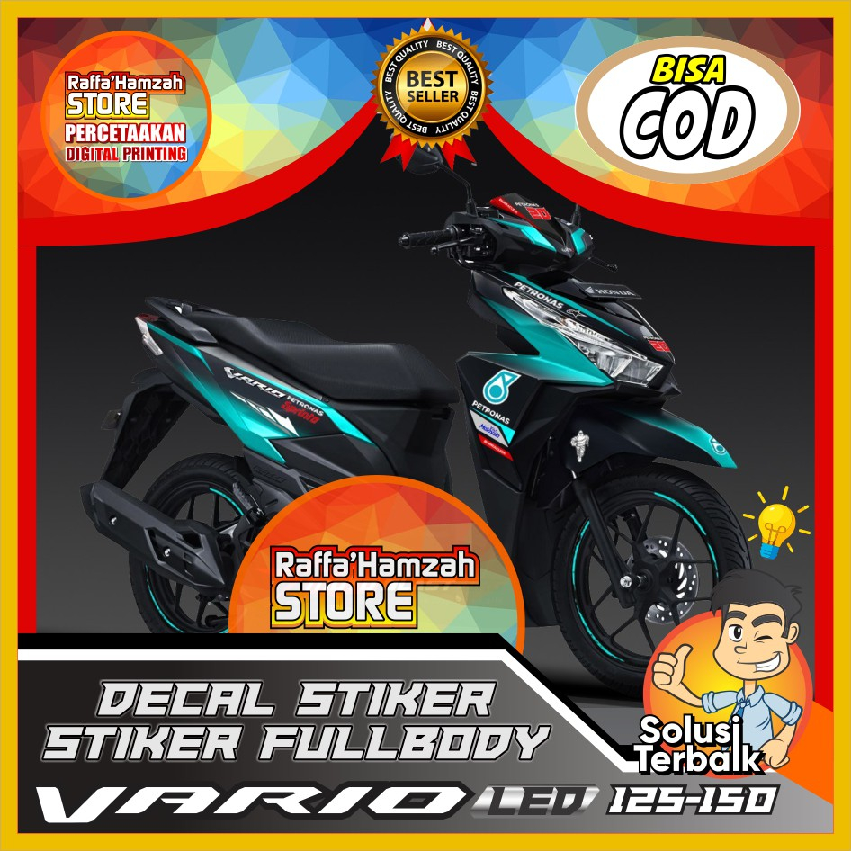 (TERBARU) Decal Sticker Vario led 125 150 full body - Dekal Stiker Striping lis Vario 2015/2016/2017